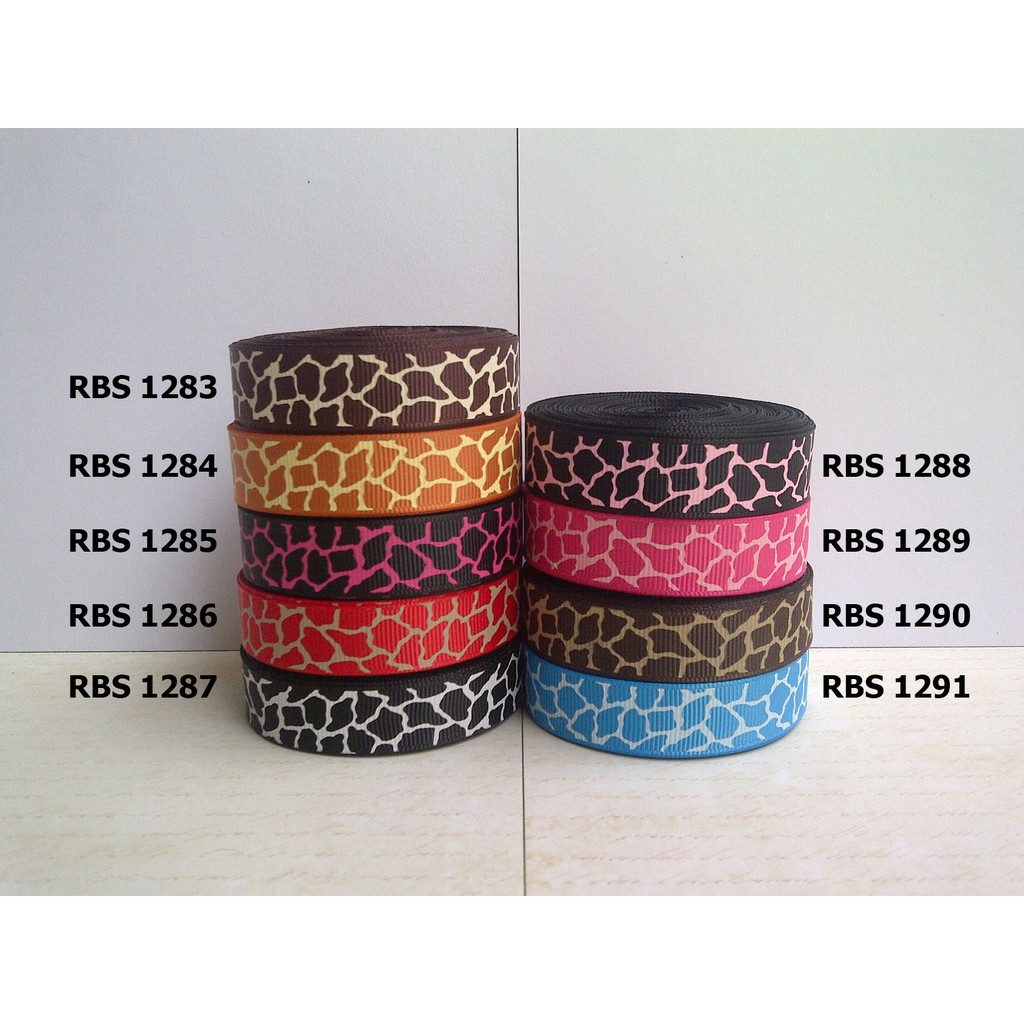 

[10 YARD] PITA GROSGRAIN MOTIF JERAPAH SALE RBS 1283,1284,1285,1286,1287,1288,1289,1290,1291