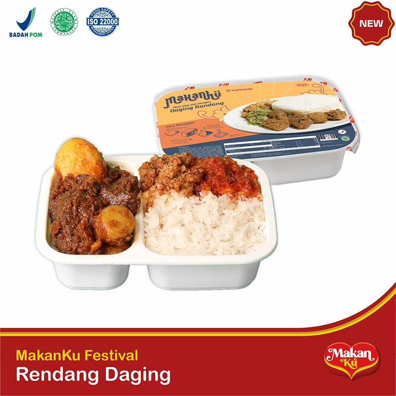 

MakanKu Festival Rendang Daging | Nasi Siap Saji Dengan Rendang Daging