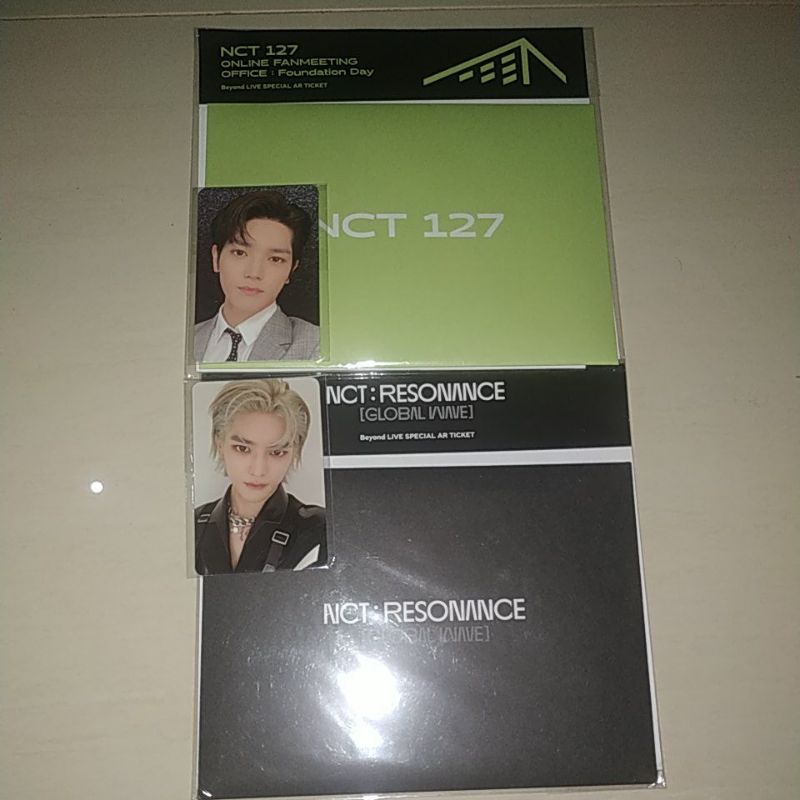 Photocard Taeyong Season Greeting, Slowacid, AR Ticket, Departure, WTMP, AC, Jalouse, Hello Seoul, P