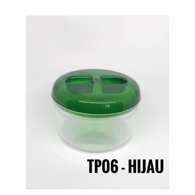 Toples Plastik | Toples Lebaran | Toples Kue |Toples Bening TP06Hijau