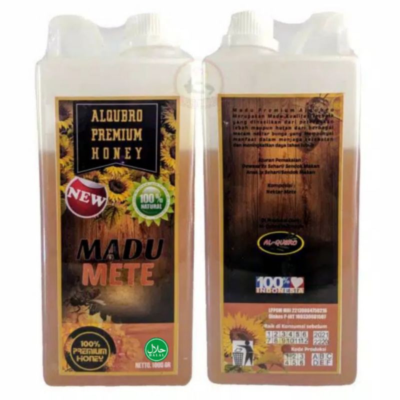 

Madu Murni Al Qubro Premium - Madu Mete 1 Kg