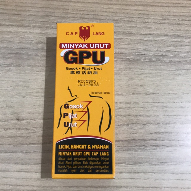 Minyak Urut GPU 60ml