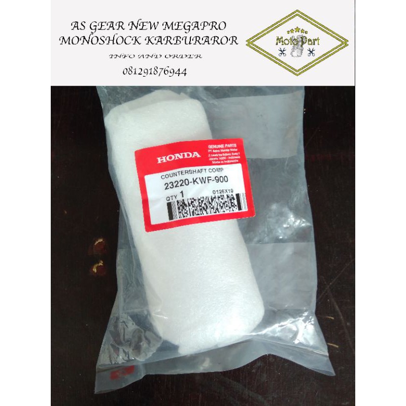 As gear new megapro karburator