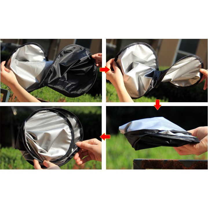 Anti Panas UV Protector Kaca Mobil 6 sisi Kain UV Portable 6 in 1