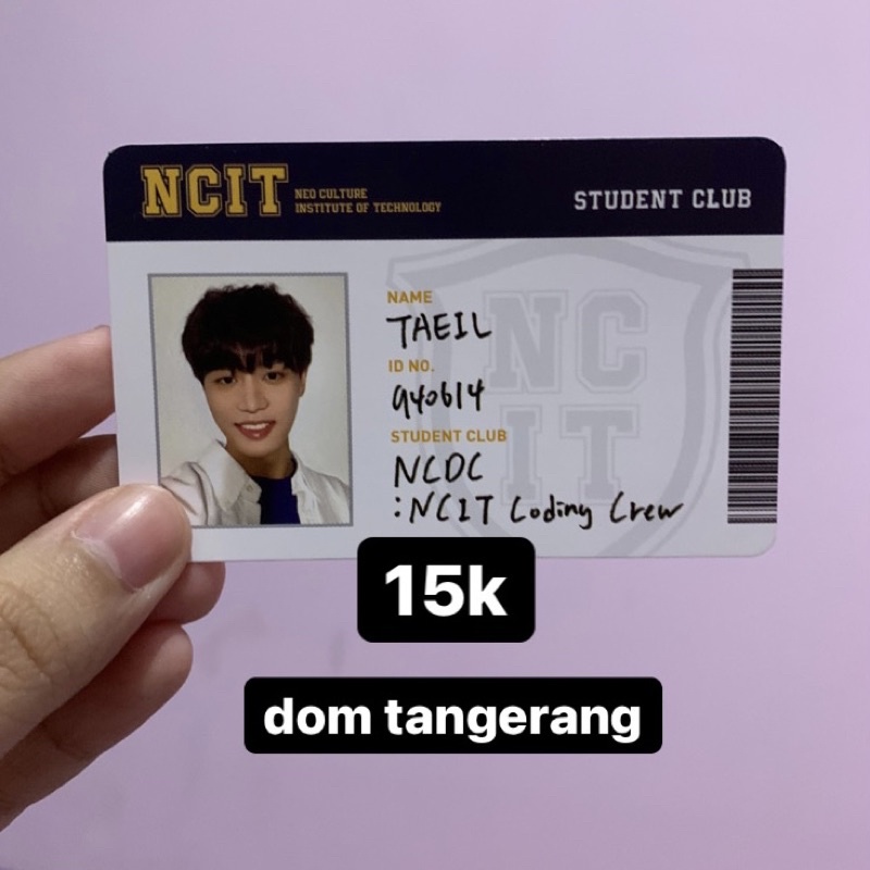 STUDENT ID CARD NCIT TAEIL OFFICIAL
