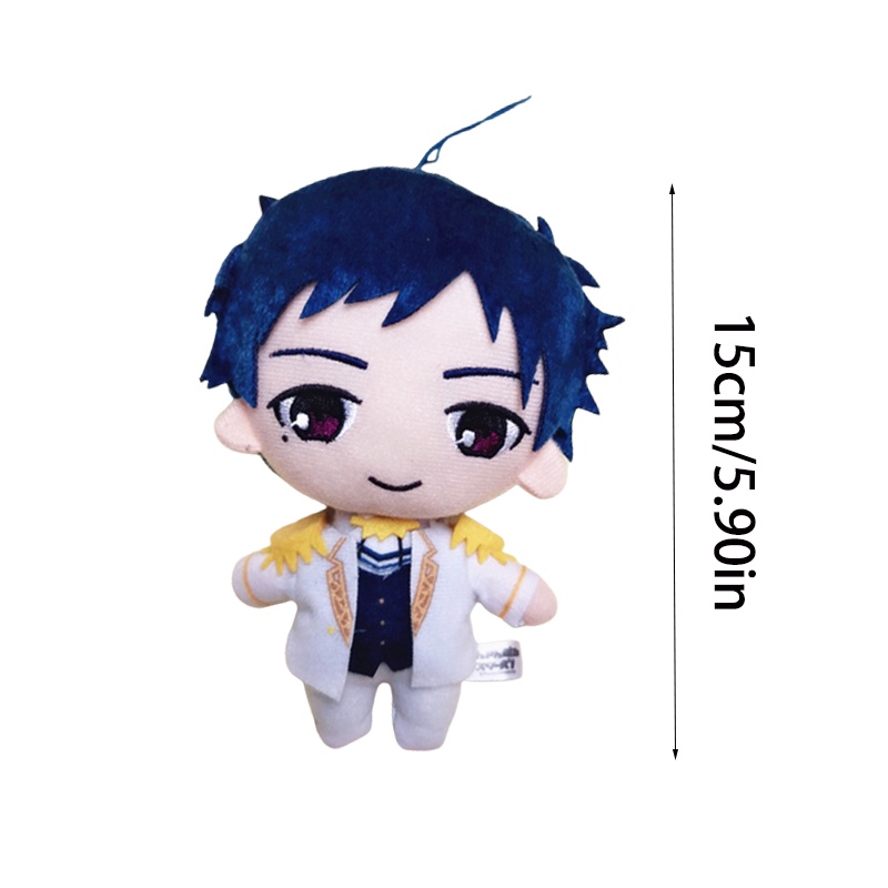 15cm Mainan Boneka Anime Ensemble Stars Doll Toys For Children Sakuma Rei And Sakuma Ritsu Idol Plush Bag Pendents  Untuk Hadiah Ulang Tahun