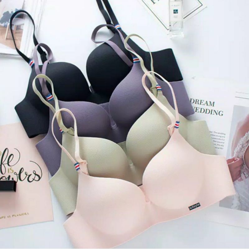 PUSH UP SEAMLESS CUP BRA BH TANPA KAWAT HIGH QUALITY NYAMAN DIPAKAI