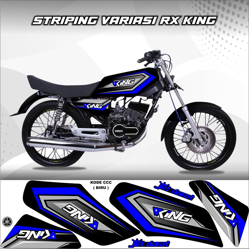 Sticker Rx King Variasi Stiker Striping Rx King Kode CCC