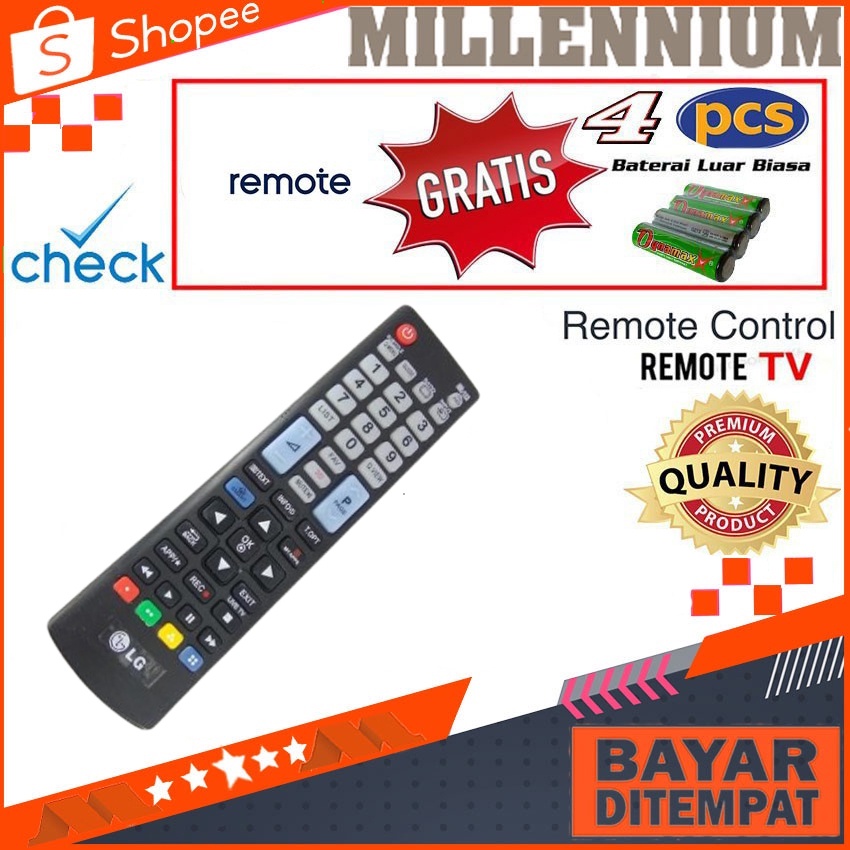 Remot Remote TV LG LCD Smart TV 3D AKB73975761