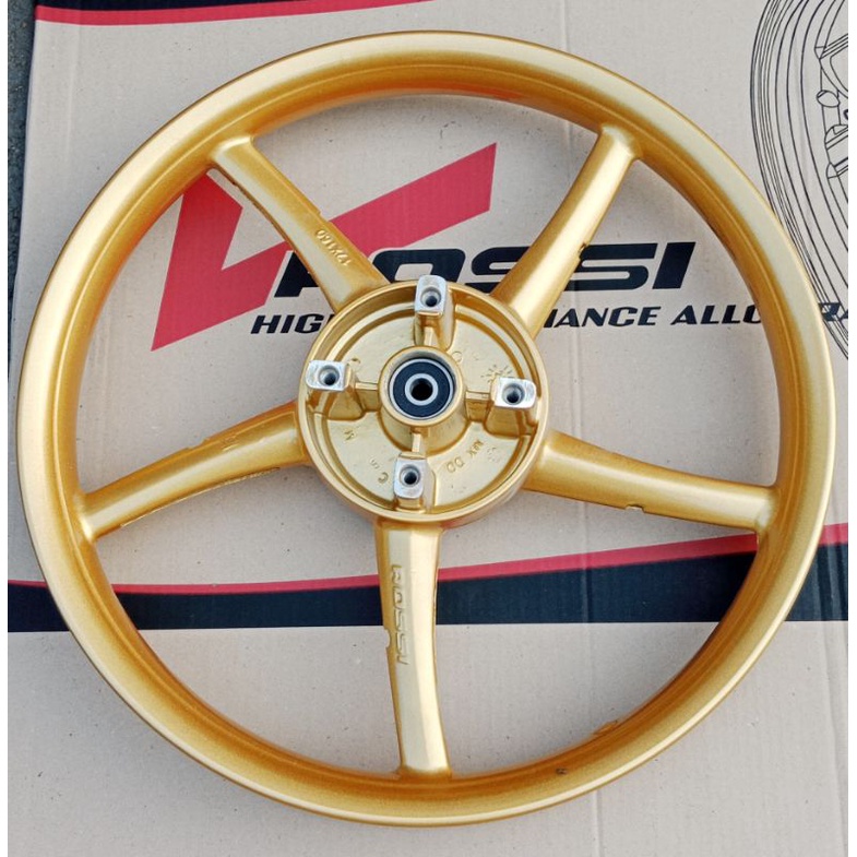 VELG/PELAK RACING V ROSSI BELAKANG MODEL RCB GOLD PALANG 5 KHUSUS JUPITER MX NEW 135 DOUBLE DISC RIN
