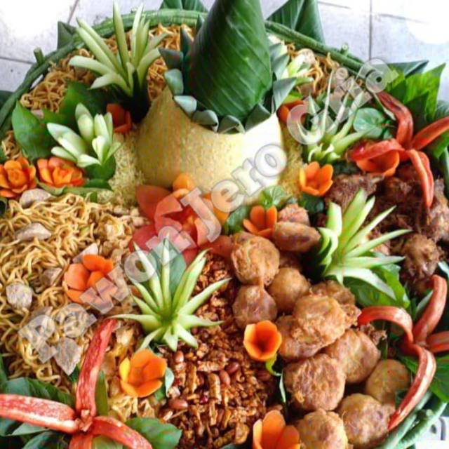 Tumpeng Nasi Kuningputih Tumpeng Paket Murah Tumpeng Mini Bali Denpasar Gianyar