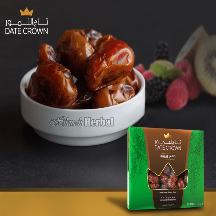 

Kurma Date Crown Jenis Khalas 1 KG