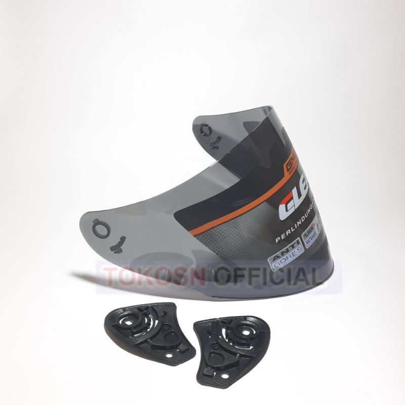 Kaca helm G2 O PTIMAX flat visor helmet G2optimax hitam sier red gold blue