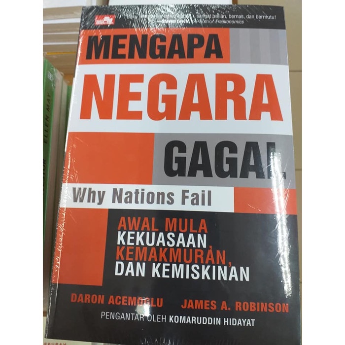 

PROMO!!! MENGAPA NEGARA GAGAL - DARON ACEMOGLU,JAMES A. ROBINSON TERMURAH