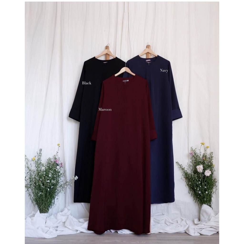MARYAM ABAYA size S M L XL bahan [SHAKILA HQ] FASHION MUSLIM SYARI GAMIS SUNNAH