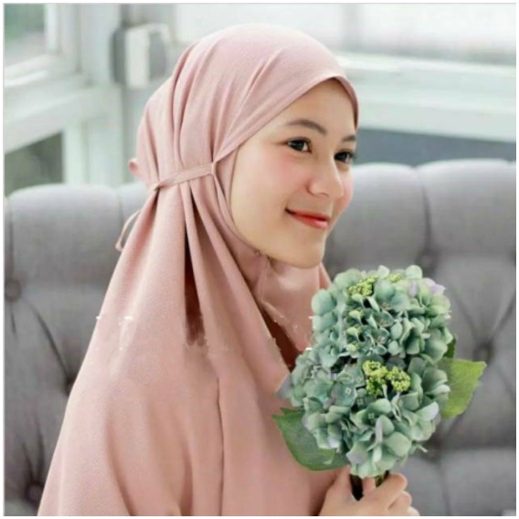 Siria Tali Diamond Jumbo Bergo Maryam Big Size Hijab Polos