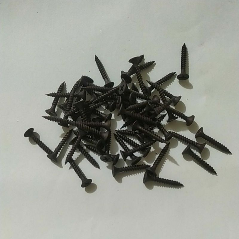 100 Pcs Skrup baja gypsum 1 inci x 6, harga 100 pcs