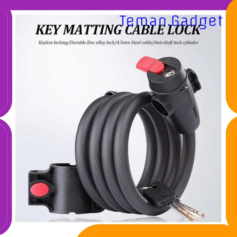 TG-IB092 WHEEL UP GEMBOK SEPEDA KABEL 1.2M - QB1001-2006