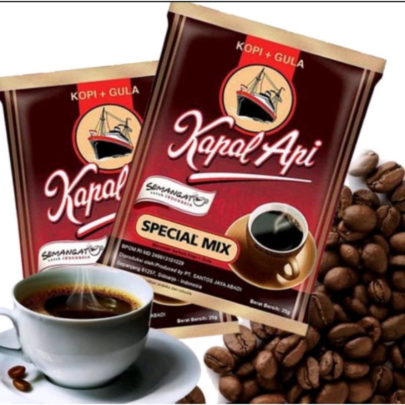 

KOPI KAPAL API SPESIAL MIX 25g x 10pcs