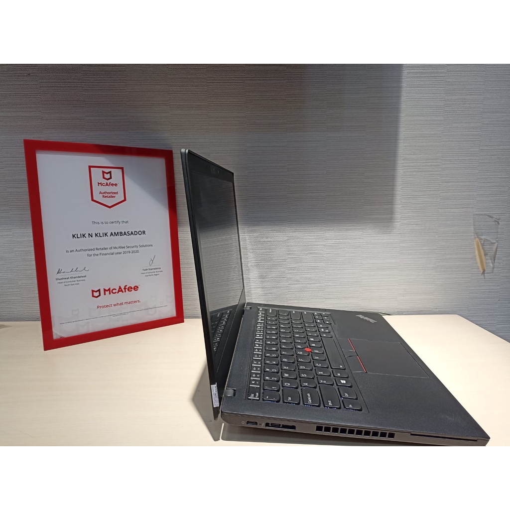 LAPTOP MURAH LENOVO THINKPAD T480 INTEL I5 8350U 16GB 512GB  FHD WIN10PRO TERLARIS