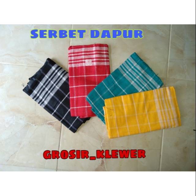 Serbet dapur //lap meja //lap piring //set murah