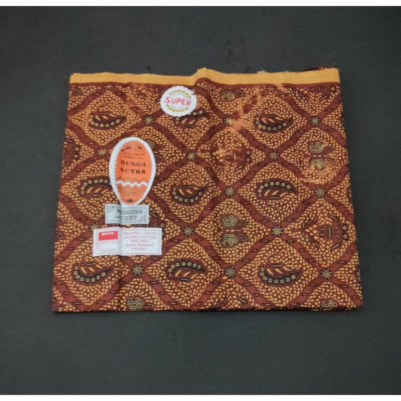 Kain Panjang Batik Bunga Sutra / Kain Panjang Batik Cap Halus Solo