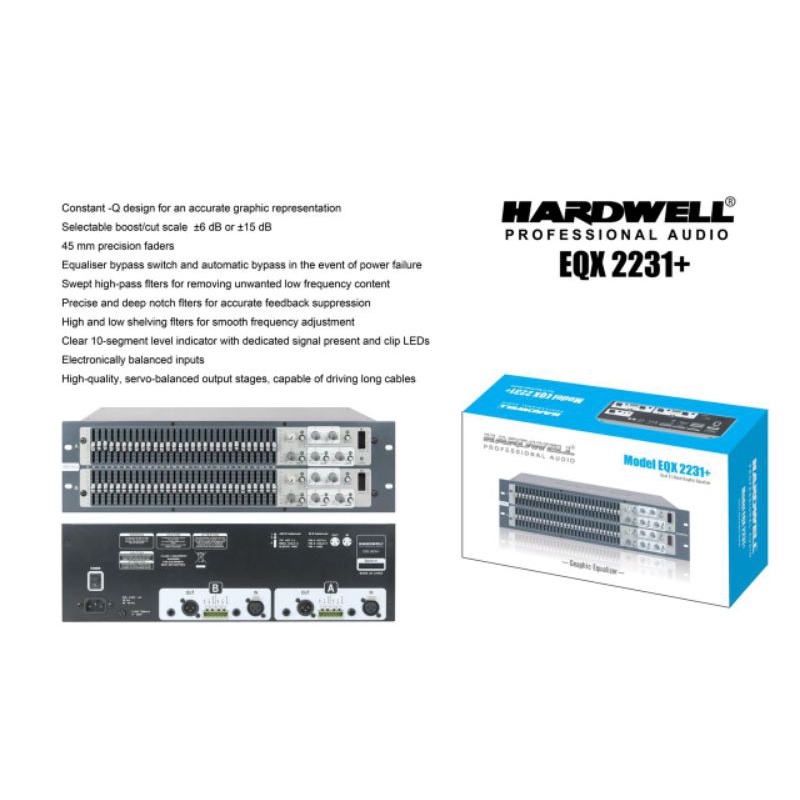 EQUALIZER HARDWELL EQX2231+ SUB ORIGINAL HARDWELL