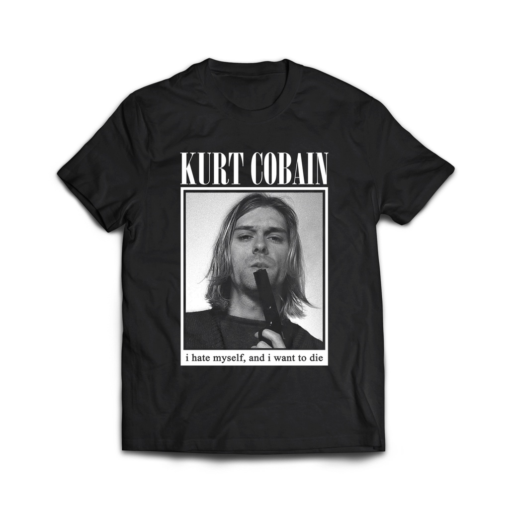 tshirt band KURT COBAIN kaos band kaos murah