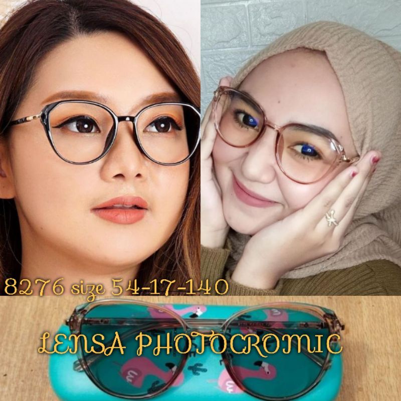 KACAMATA 8276 PAKET PHOTOCROMIC|KACAMATA WANITA