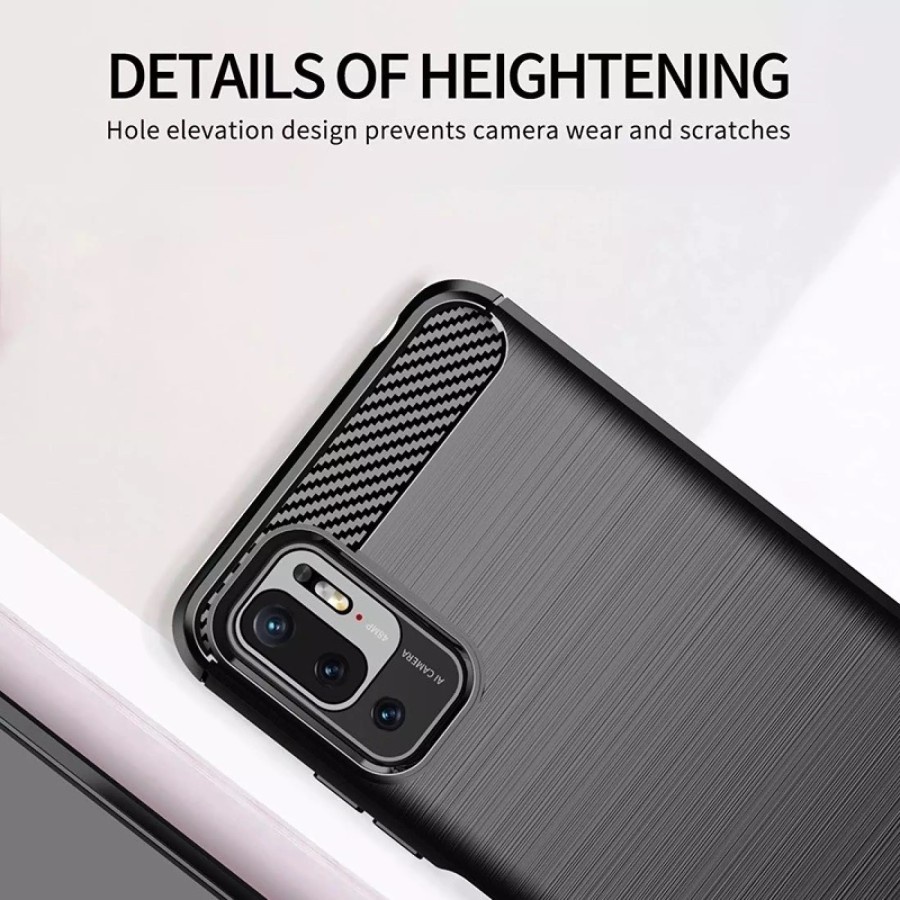 XIAOMI POCOPHONE POCO F3 5G POCO M3 PRO 5G CASE IPAKY CARBON SOFTCASE SILIKON KARET SOFT KARBON CASING COVER PELINDUNG BELAKANG