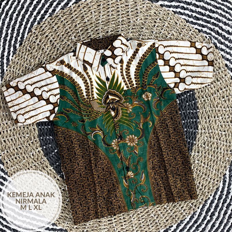 KEMEJA ANAK BATIK HEM BATIK ANAK murah grosir baju anak