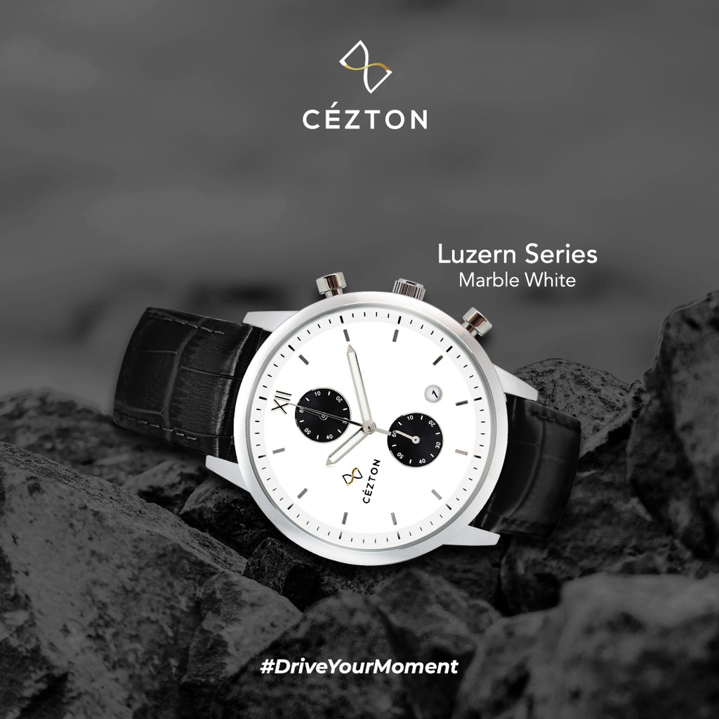 LUZERN SERIES Marble White | Jam Tangan Cezton