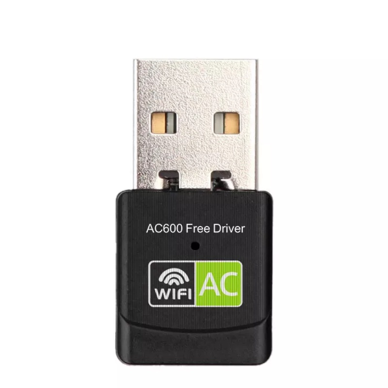 USB Wifi Wireless Dongle Adapter Dual Band 5ghz Untuk Dekstop PC Laptop 600 Mbps