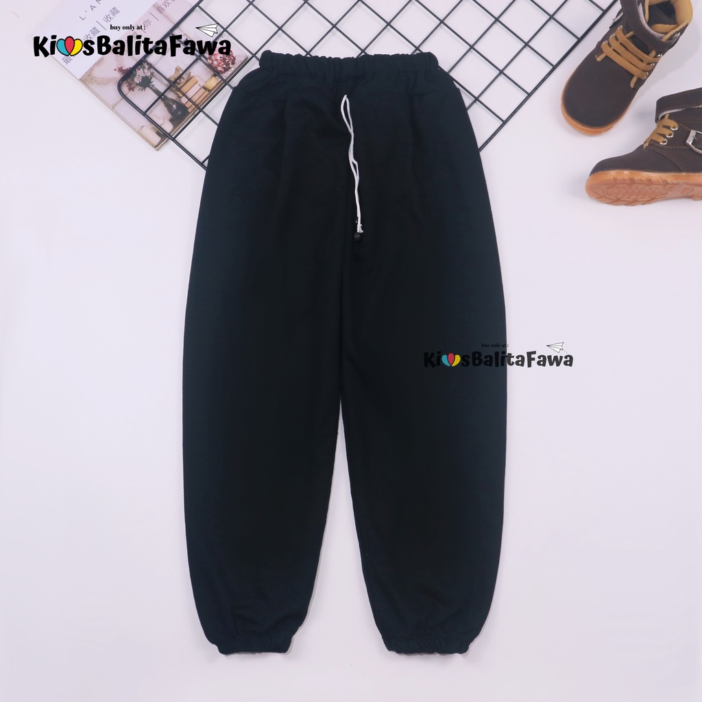 (UNIVERSAL) Jogger Molly uk 5-12 Tahun / Celana Jogger Panjang Anak Laki Laki Perempuan Polos Import Babycinnamon