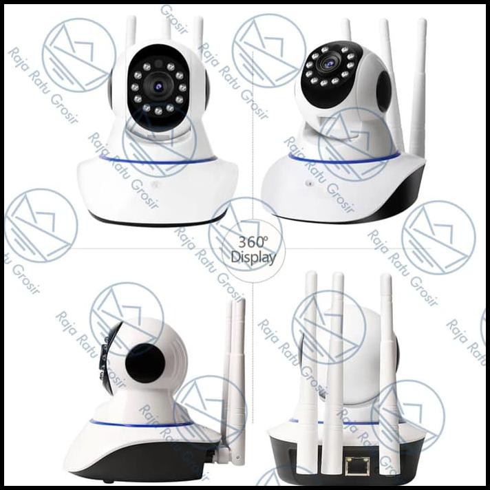 Ip Cam Camera Cctv 1080P Portable Wireless Wifi / Baby Cam Cctv A105 - Tanpa Memori Kamera Pengintai