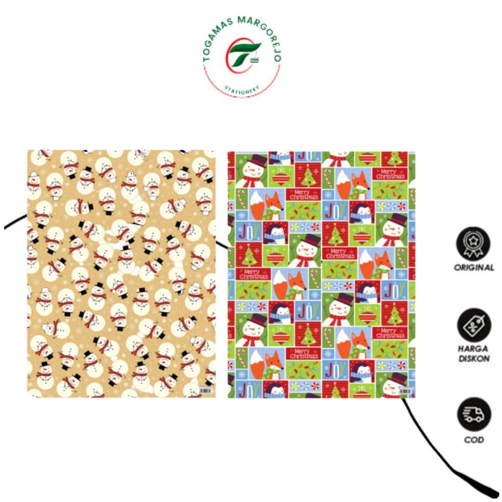 

READY STOCK !! KERTAS KADO 1 MOTIF ISI 2 CAPRICORN