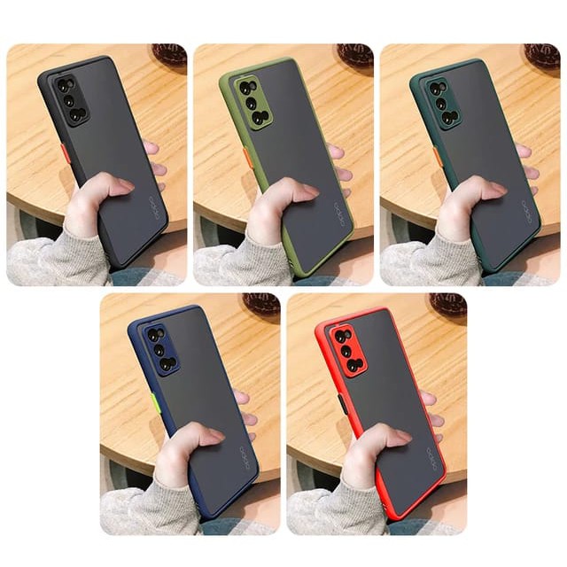 OPPO RENO 8 4G / RENO 8Z 5G / RENO 7 7Z 5G RENO 6 4G / 5G / RENO 6 PRO 5G / RENO 5 / RENO 5F 4G / 5G SOFT CASE MATTE COLORED FROSTED