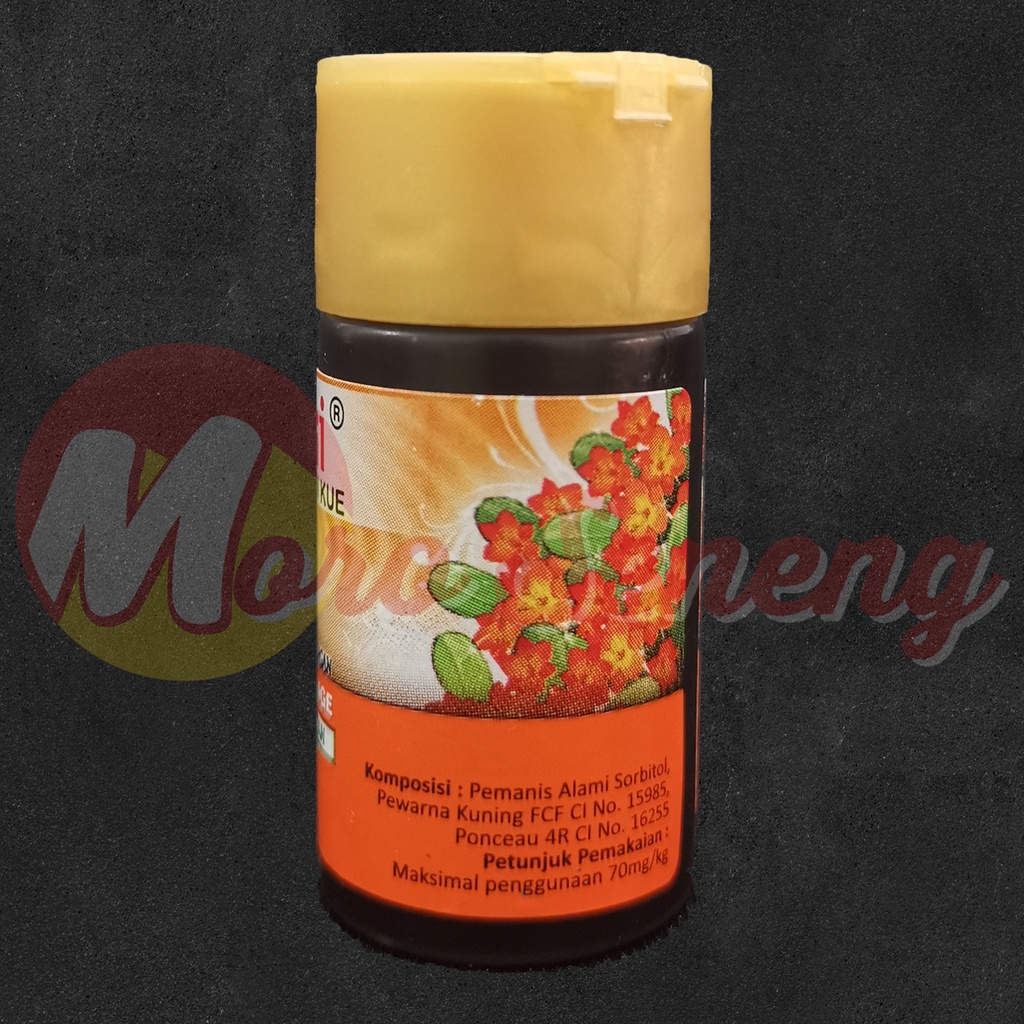 Pewarna Hakiki Orange Oranye Oren Pewarna Makanan Food Coloring