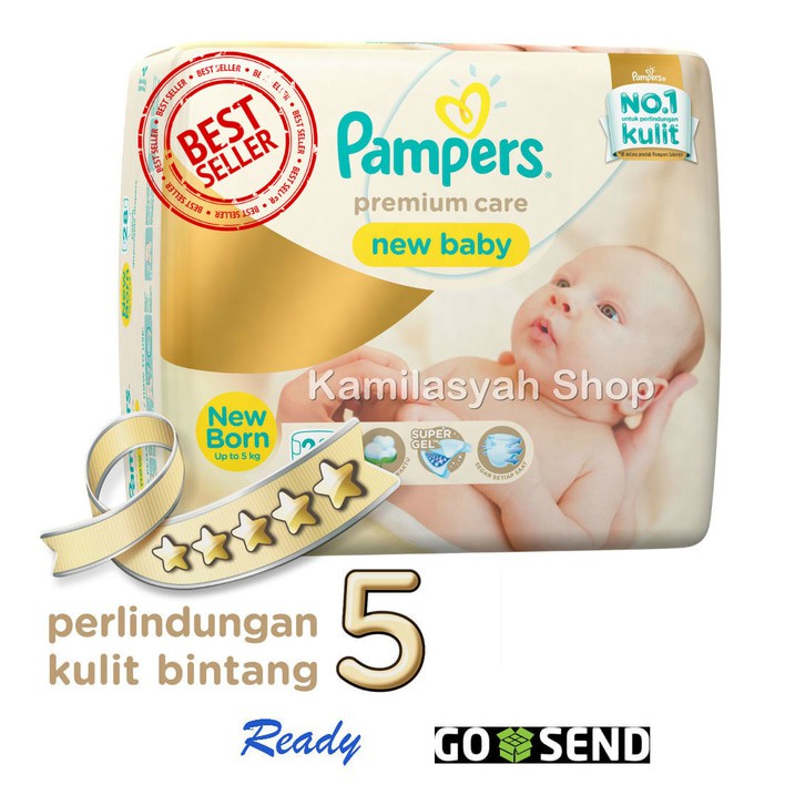 Pampers Premium Care Tape NewBorn 28 by WAWS