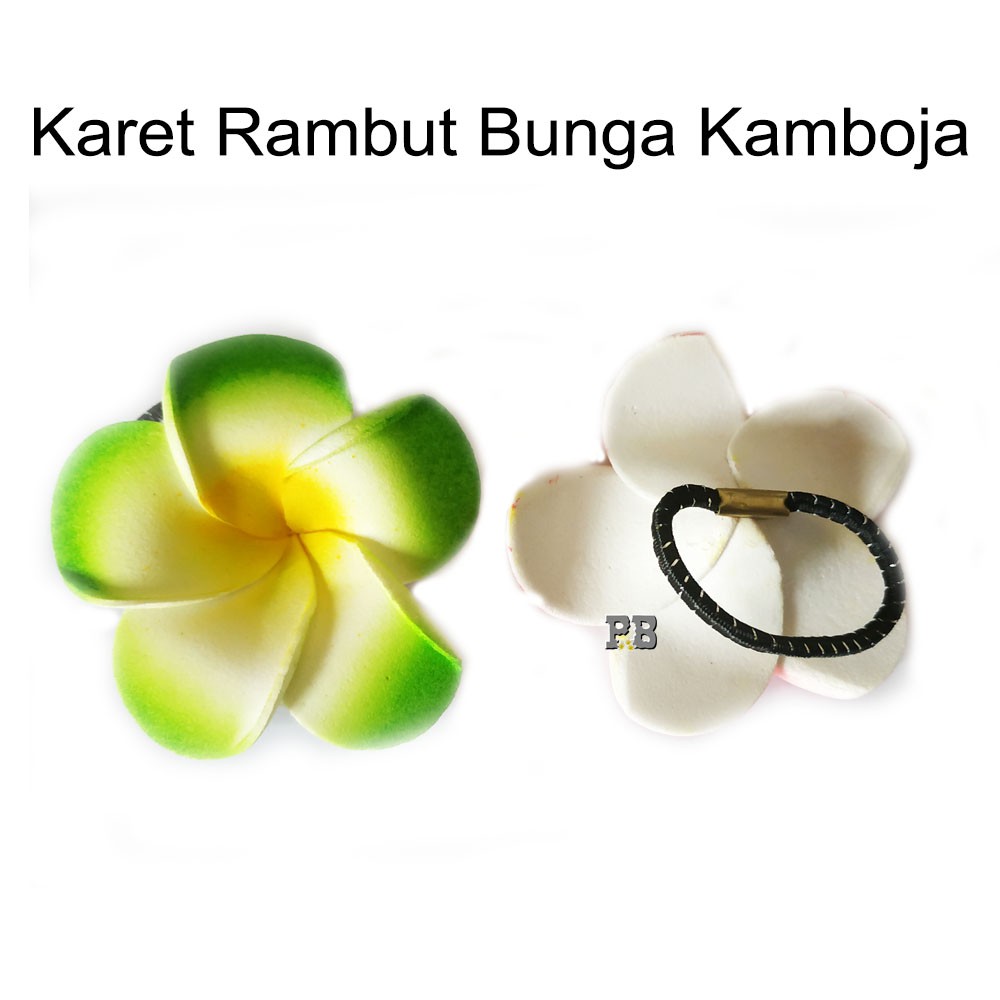 Karet Rambut Bunga Kamboja | Jepun Bali Ecer