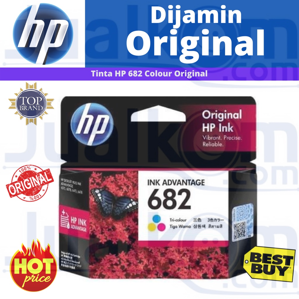 Tinta HP 682 Colour Original