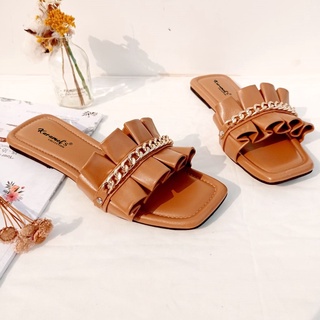 Sandal Wanita Kokop Rempel Strap Rantai MC-VT 96