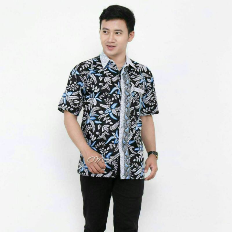 baju pria/kemeja batik lengan pendek