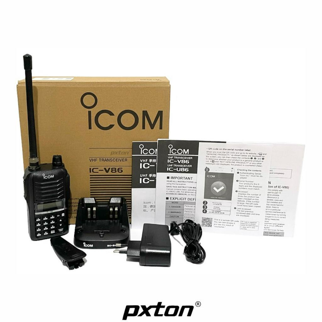 PXTON RADIO HT ICOM IC-V86 VHF HANDIE TALKY ICOM V86 VHF HT ICOM V86