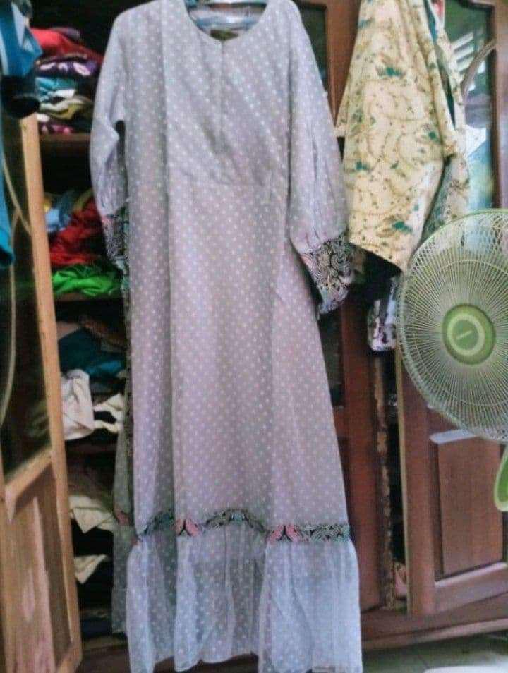 Couple Gamis Batik Sarimbit Ramadhan Lebaran Wanita Termurah Modern Best Seller