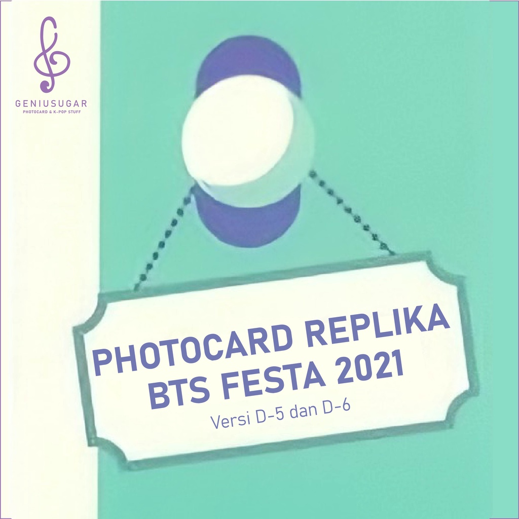 [BTS FESTA D6 &amp; D9] PHOTOCARD UNOFFICIAL REPLIKA FESTA 2021 D6 &amp; D9