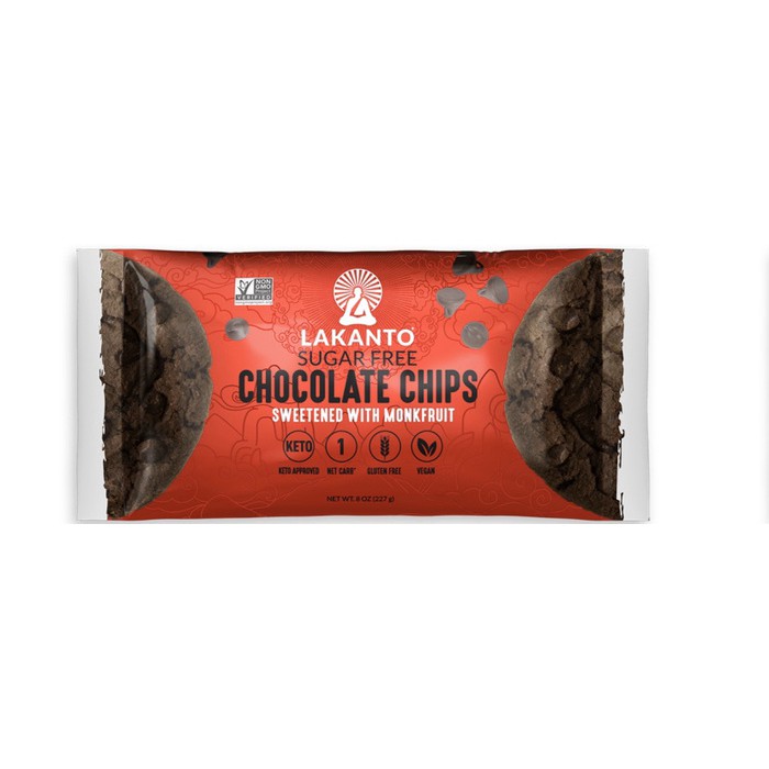 

Best Seller - Lakanto Sugar Free Chocolate Chips Sweetened With Monkfruit - Frm Usa
