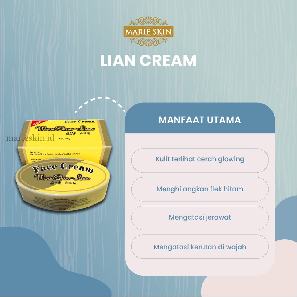 [ESTI KOMESTIK] MARIE SKIN - HYDRATING & DARK SPOT WHITENING ESSENCE TONER & LIAN CREAM MEMBUAT