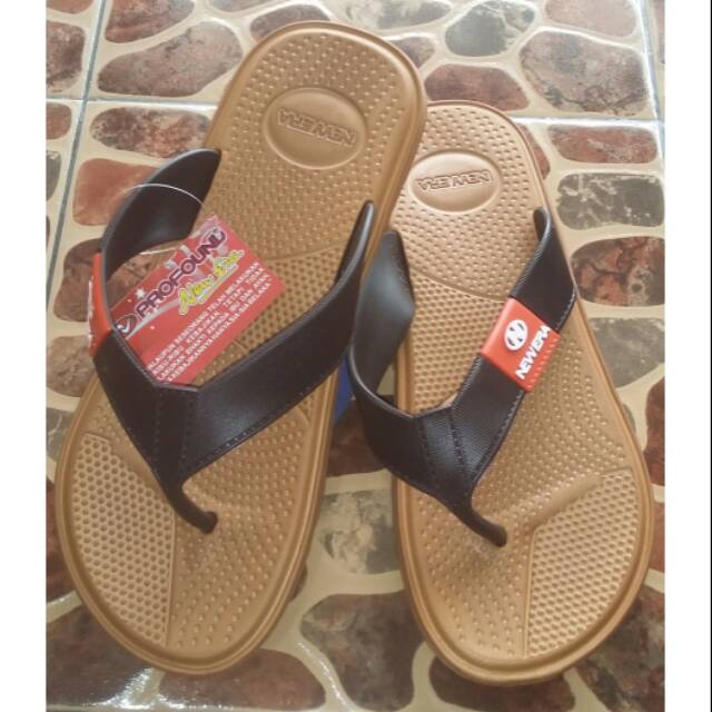 Sandal jepit karet pria dewasa NEW ERA MURAH MERIAH