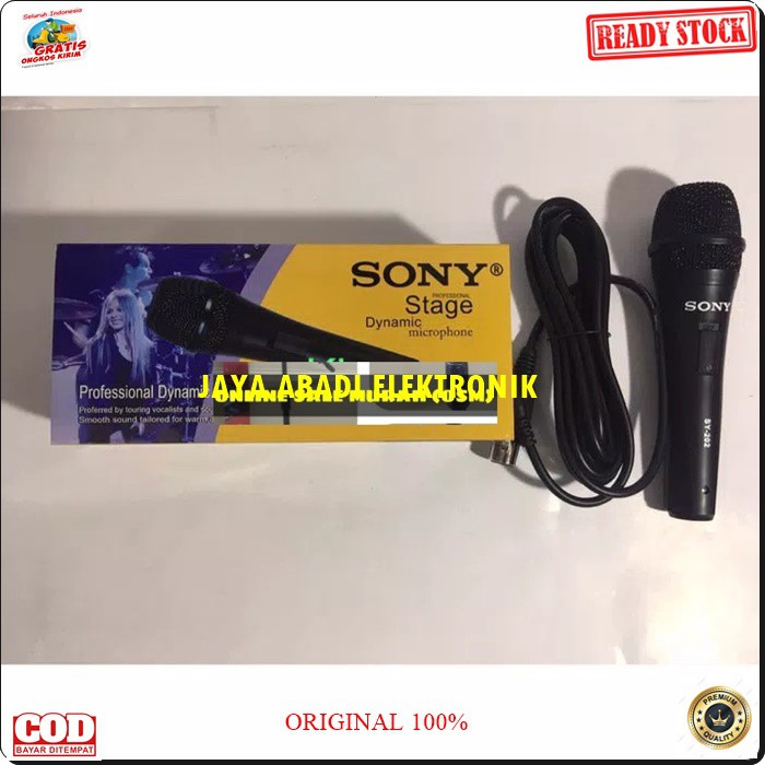 G72 Sony Mic mik kabel Microphone cable karaoke vocal vokal audio sound system pengeras suara pro profesional mikrophone dynamic G72  Bisa ke segala jenis sound audio  Bahan dari PVC  1 mic 3- 4 meter kabel mic Suara bagus jernih dan empuk Sangat cocok un